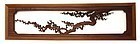 Antique Japanese Plum Branch Ranma (transom)