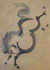 18th Century Japanese Zenga Horse Scroll