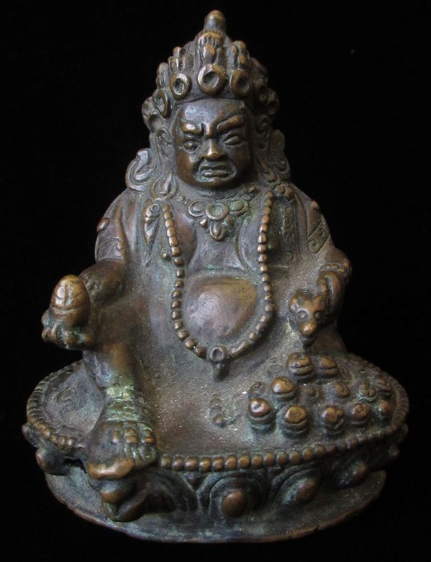 Antique Tibetan Bronze Kubera