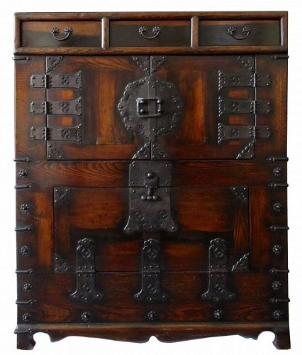 Antique Korean Small Cabinet