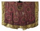 Antique Chinese Silk Robe with Auspicious Symbols