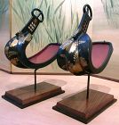 Japanese Antique Pair of Abumi (Stirrups)