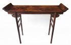 Chinese Antique 17th Century Haunghuali Altar Table