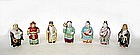 Japanese Porcelain Group of 7 Lucky Gods