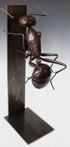 Japanese Contemporary Insect Okimono