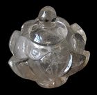 Antique Chinese Crystal Lotus Container