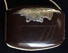 Japanese Antique Lacquer Inro with Bat
