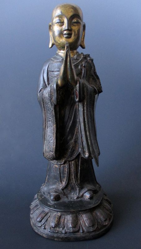 Ming Dynasty Bronze Figure of Ananda
