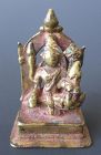 Small Indian Bronze Jain Figure of Vishnu and Lakshmi