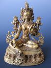 Tibetan Bronze Seated Figure of Tara