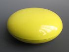 Chinese Yellow Glaze Monochrome Porcelain Seal Paste Box