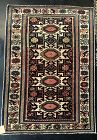 Antique Hand-Woven Caucasian Lesghi Azeri Rug