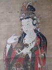 Large Japanese Scroll Painting of the Bodhisattva Quanyin