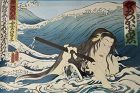 Large Japanese Framed Print by Masami Teraoka