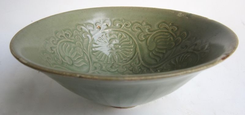 Antique Chinese Small Celadon Bowl