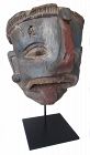 Antique Indian Large Wood Carved Ganesh Mask