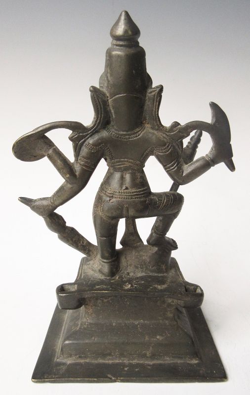 Antique Indian Bronze Figure of Durga