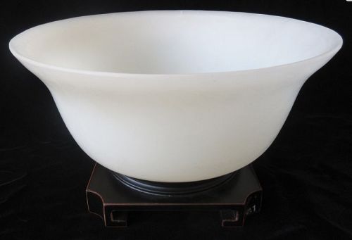 Antique Chinese Monochrome Peking Glass Bowl