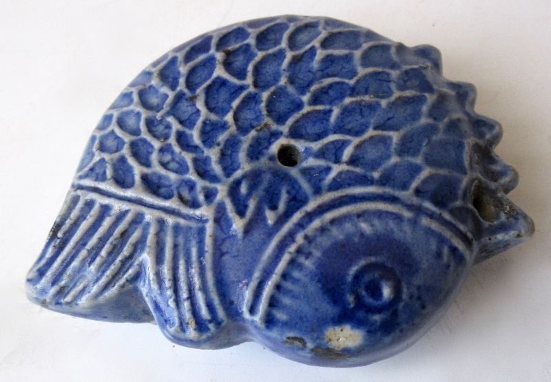Antique Korean Porcelain Fish Water Dropper