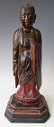 Antique Vietnamese Lacquered Buddha