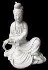 Chinese Blanc de Chine Porcelain Figure of Quan Yin