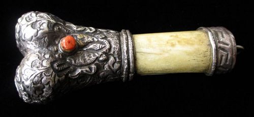 Small Tibetan Buddhist Kangling Bone Flute