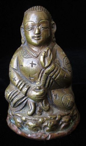 Antique Sino-Tibetan Bronze Seated Figure