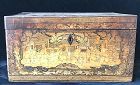 18th Century Antique Chinese Lacquered Tea Box