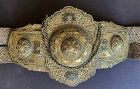 Antique Bulgarian Belt with Brass Buckle