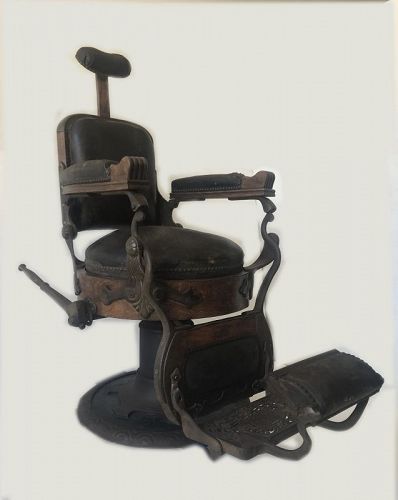 Rare Antique Japanese Barber Chair
