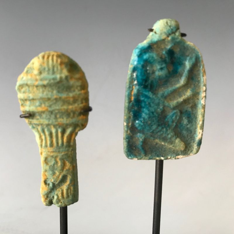 Rare Faience Egyptian Amulets