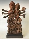 An Ancient Nepali Wood Sculpture of Bhairava & his Consort