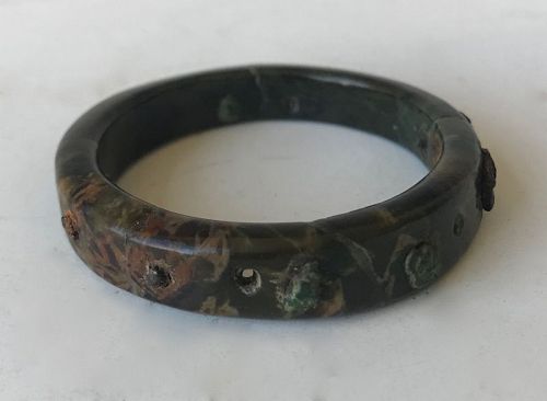 Archaic Chinese Jade Cylindrical Ring