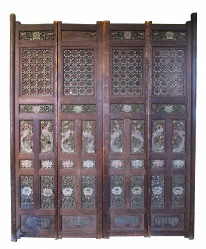 Antique 18th Century Japanese Temple Doors