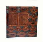 Stunning Antique Japanese Keyaki Choba Tansu