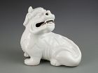 Antique Chinese Fujin Blanc de Chine Porcelain Qilin Censer