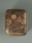 Japanese Antique Small Lacquer Tebako (Accessory Box)