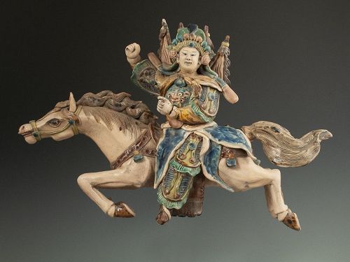 Chinese Antique Roof Tile Rider