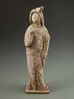 Chinese Antique Tomb Pottery Fat Lady