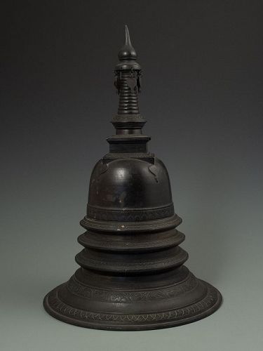 Sri Lanka Bronze Stupa Ritual Object