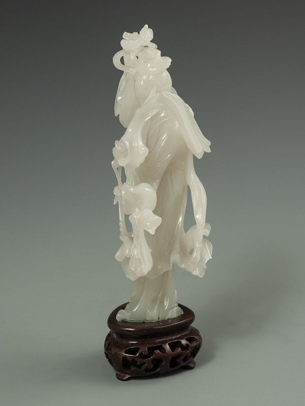 Chinese Jade Carving of a Maiden