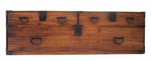 Antique Japanese Katana Tansu (Sword Chest) Kirinoki Meiji period