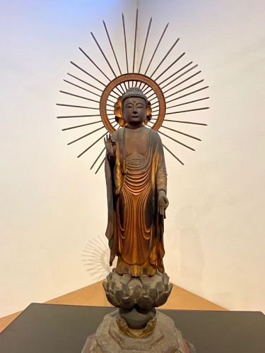 17th Century Gold Gilt Standing Buddha