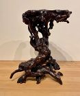 Japanese Edo Period Natural Burl wood Low Stand