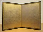 Japanese 2-panel Gold Leaf Screen