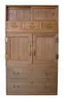 Japanese Furniture Chest Isho Biraki Tansu (Kimono Chest) 3 Section