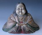 Japanese Edo Period Ceramic Figure of Otafuku (Okame)