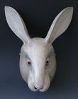 Japanese Rare Usagi (Rabbit or Hare) Noh Mask,  Edo Period