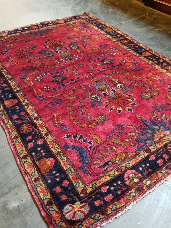 Antique Tribal Handknotted Carpet