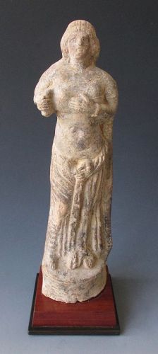 Ancient Roman Terra Cotta Figure of a Woman
